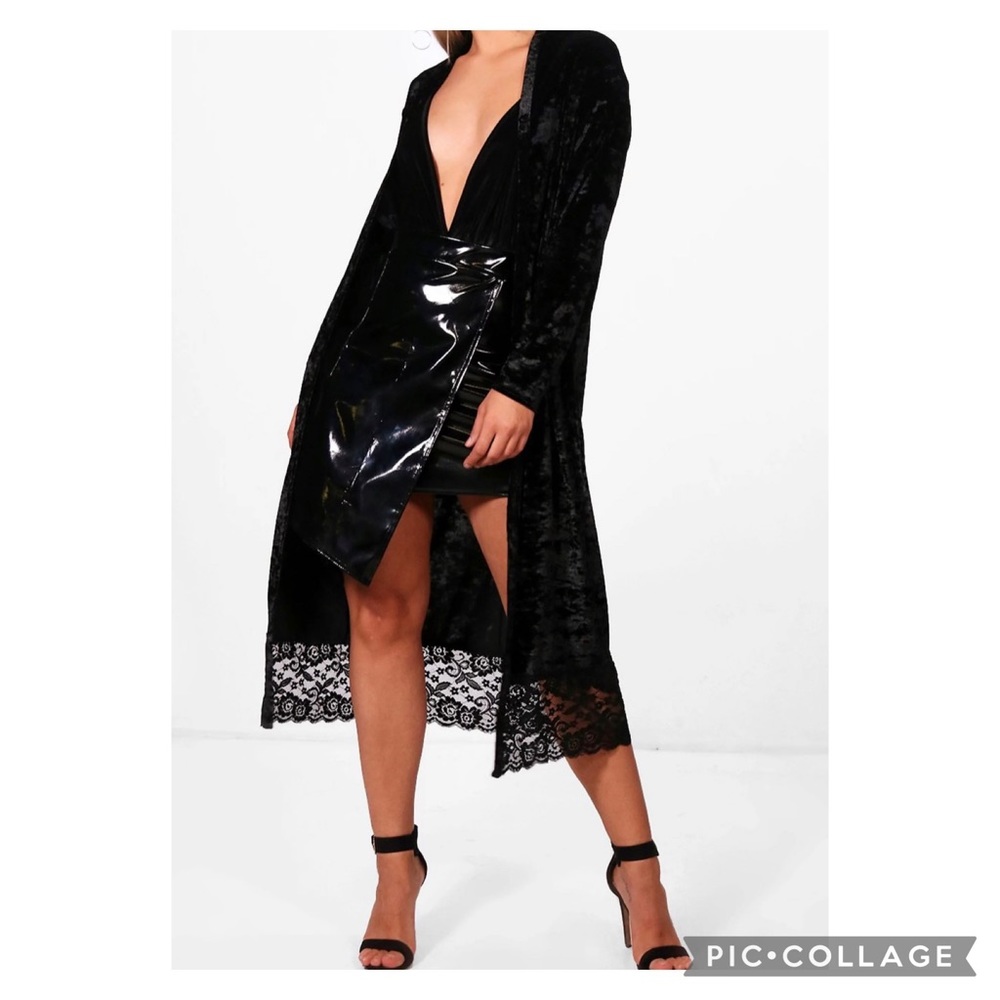 Plus size velvet duster bundle deal